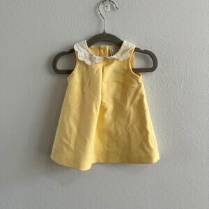 Janie and Jack Baby Eyelet Collar Ponte Dress 0-3 M